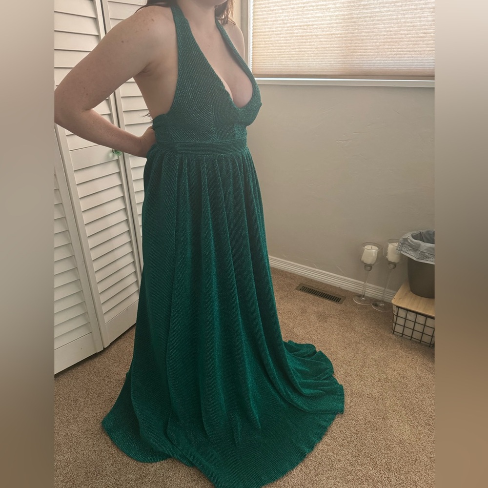 Teal Green Dress